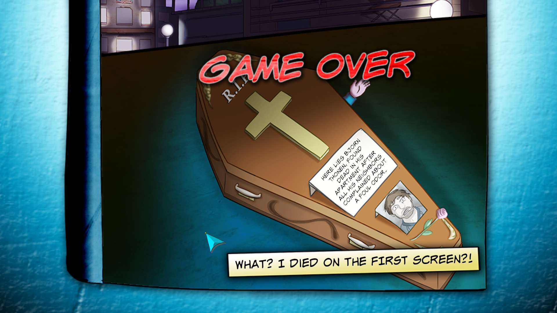 《德米特里：玩世不恭大冒险 Demetrios – The BIG Cynical Adventure》Switch英文版NSP下载 – 含1.0.1补丁