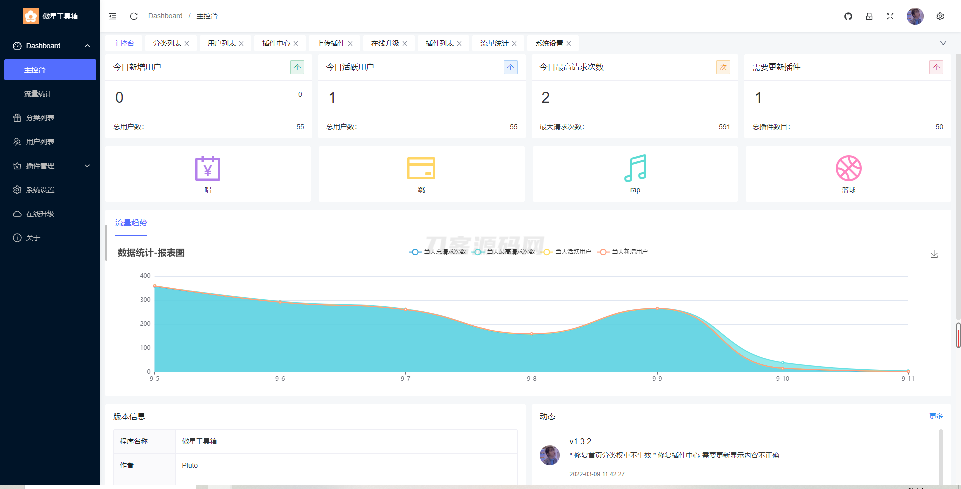 最新在线工具箱网站系统源码插图(2)