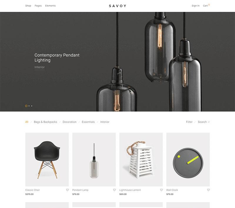 WordPress主题汉化版 Savoy V2.3.3极简电商外贸商城主题_源码下载