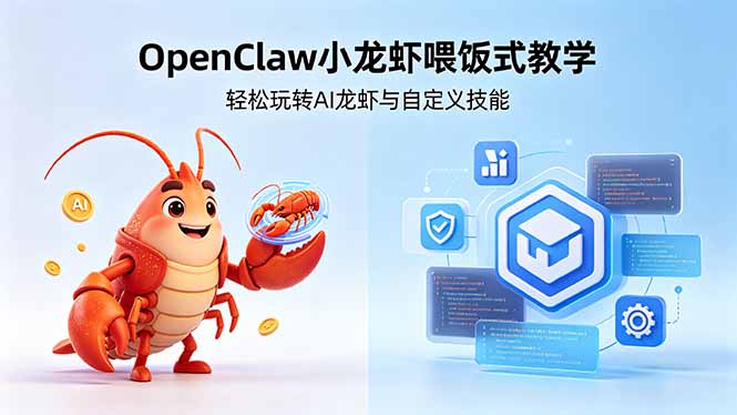 不用懂技术!OpenClaw小龙虾喂饭式教学,轻松玩转AI龙虾与自定义技能插图 不用懂技术!OpenClaw小龙虾喂饭式教学,轻松玩转AI龙虾与自定义技能插图