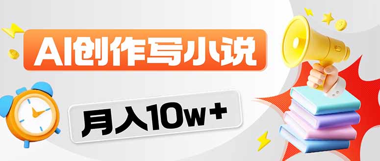 2026风口项目AI写小说 轻松实现月入10w+插图 2026风口项目AI写小说 轻松实现月入10w+插图