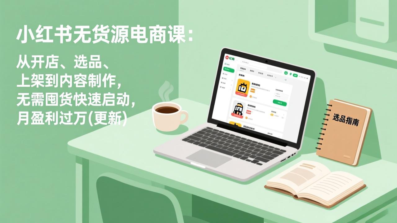 小红书无货源电商课(4月20更新插图 小红书无货源电商课(4月20更新插图