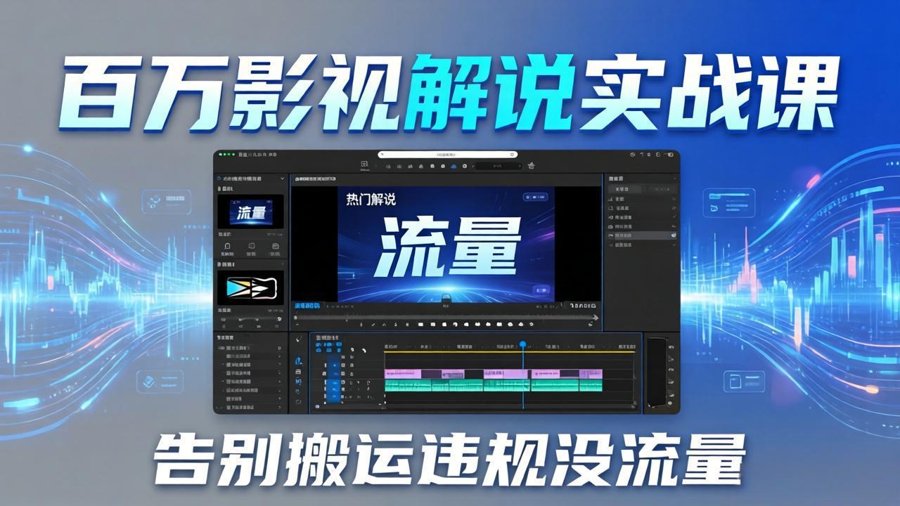 百万影视解说实战课:告别搬运违规没流量,AI文案+配音+剪映,做出能上热门的解说视频插图 百万影视解说实战课:告别搬运违规没流量,AI文案+配音+剪映,做出能上热门的解说视频插图