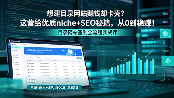 想建目录网站赚钱却卡壳?这营给优质 niche+SEO 秘籍,从 0 到稳赚!插图 想建目录网站赚钱却卡壳?这营给优质 niche+SEO 秘籍,从 0 到稳赚!插图