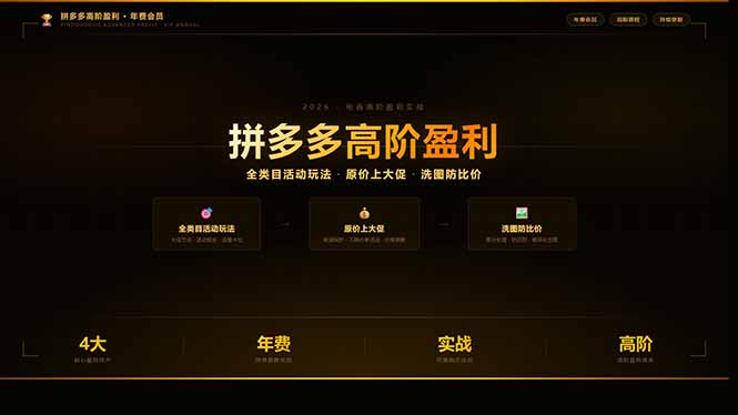 拼多多高阶盈利年费会员(更新3月31插图 拼多多高阶盈利年费会员(更新3月31插图