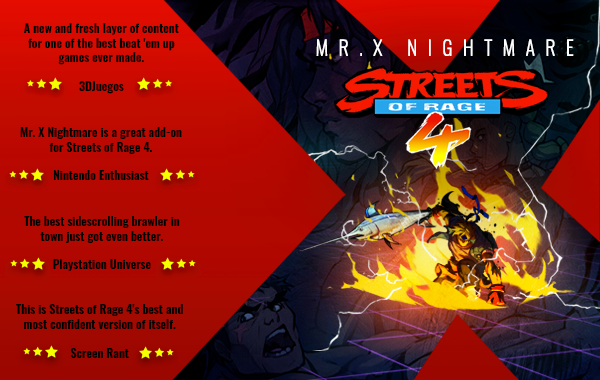 怒之铁拳4/Street of Rage 4(V13648-X先生噩梦-生存模式+DLC) 25 verbatim SOR4