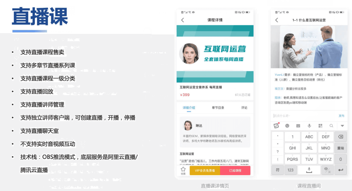知识付费系统源码(pc+小程序+h5+app)前端后台完整源码